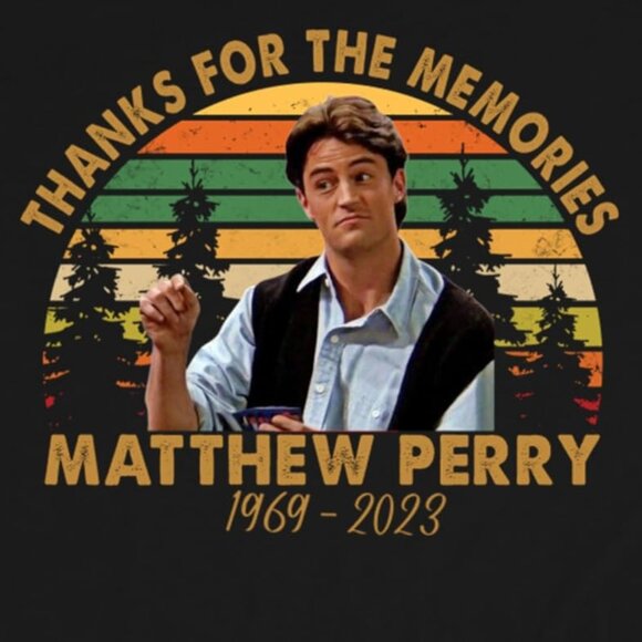 RIP Matthew Perry T-Shirt In Memory Of Matthew Perry Graphic Tribute Tee 79 - Picture 2 of 6